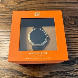 Tory Burch Touchscreen Smartwatch Tan/Gold